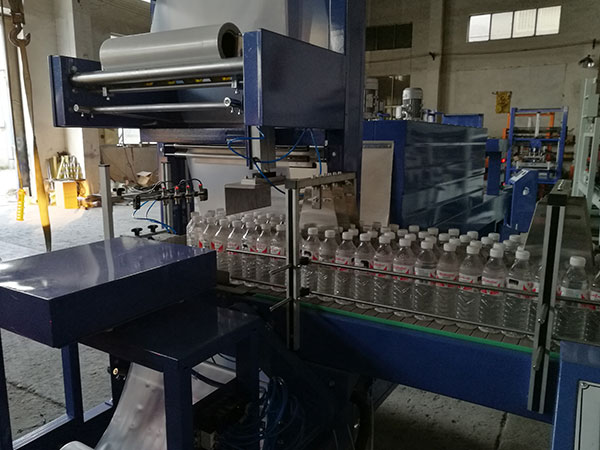 Automatic Bottle Can PE Film Hot Shrink Wrapping Packing Machine Wrapper