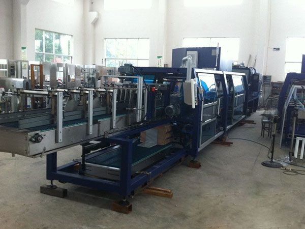 Automatic Carton Tray Bottle Can Shrink Packing Wrapping Machine Wrapper